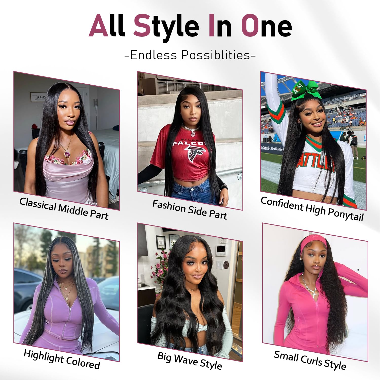 Dheridy 13x6 HD lace front wig long straight look for black women