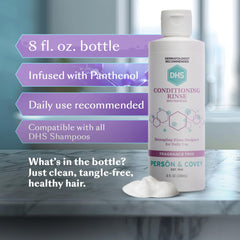 DHS Conditioning Rinse after-tangle relief on wet hair