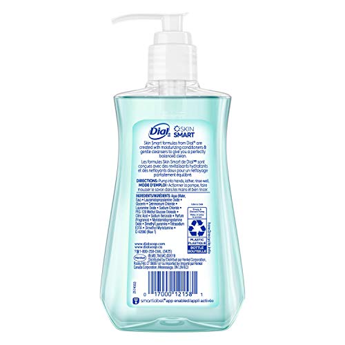 Dial Coconut Water Mango foam-lather emphasizes rich, creamy cleansing experience.