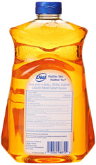 Dial Gold antibacterial liquid soap 52oz refill bottle keeps hands clean and hydrated