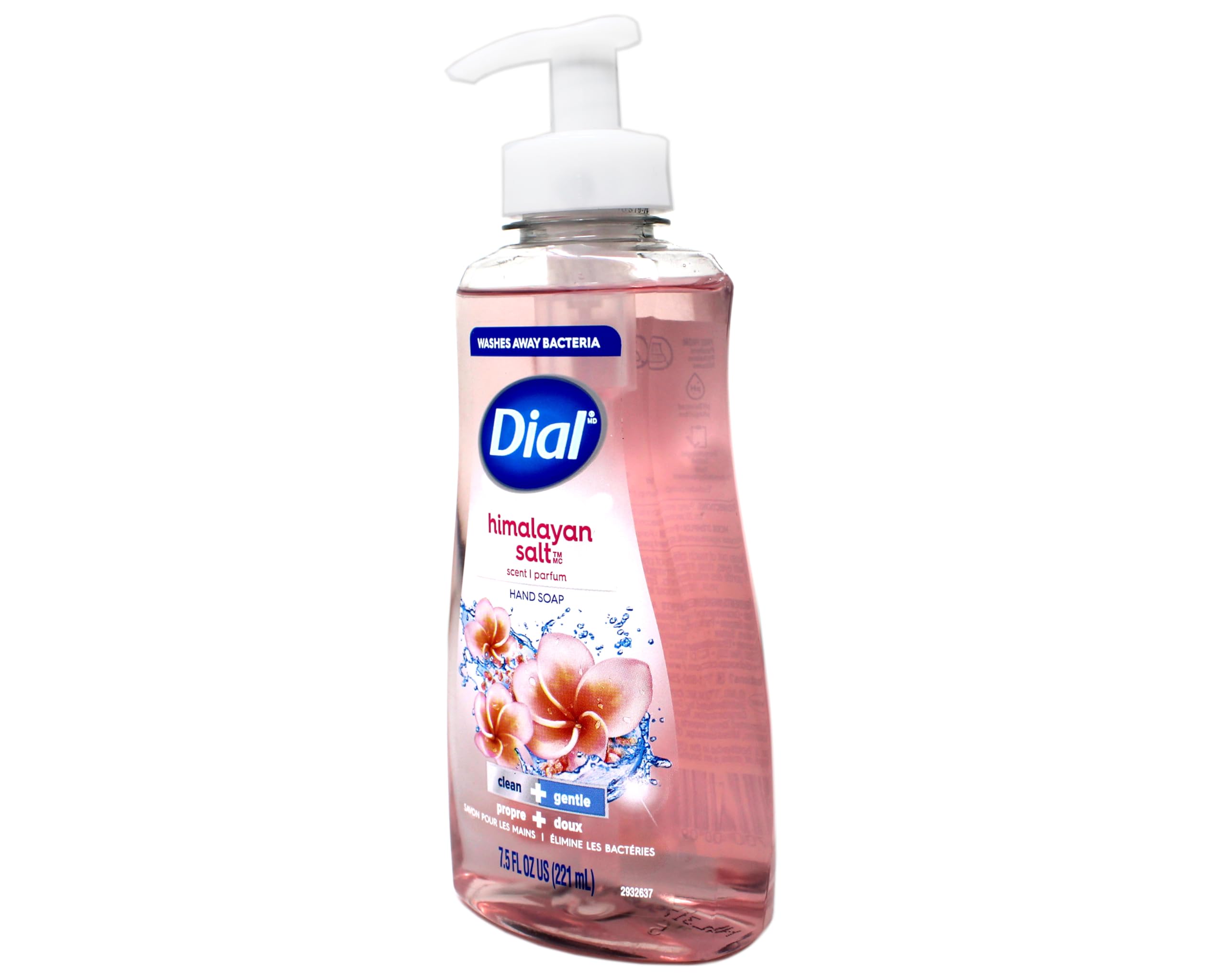 Dial Himalayan Pink Salt Water Lily hand soap at bathroom sink in everyday setting