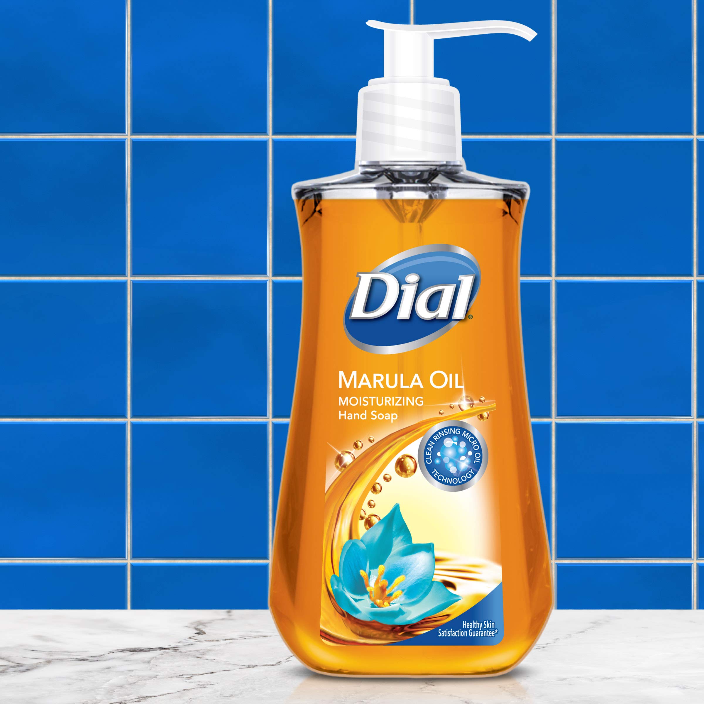 Dial Marula Oil hands clean after chores with soothing moisture