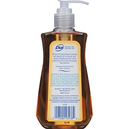 Dial Marula Oil hand soap lather close-up reveals rich, creamy foam