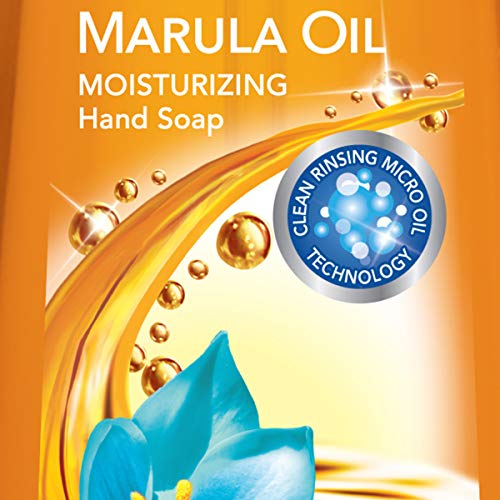 Dial Marula Oil four-pack of hand soap ready for refills and shared spaces
