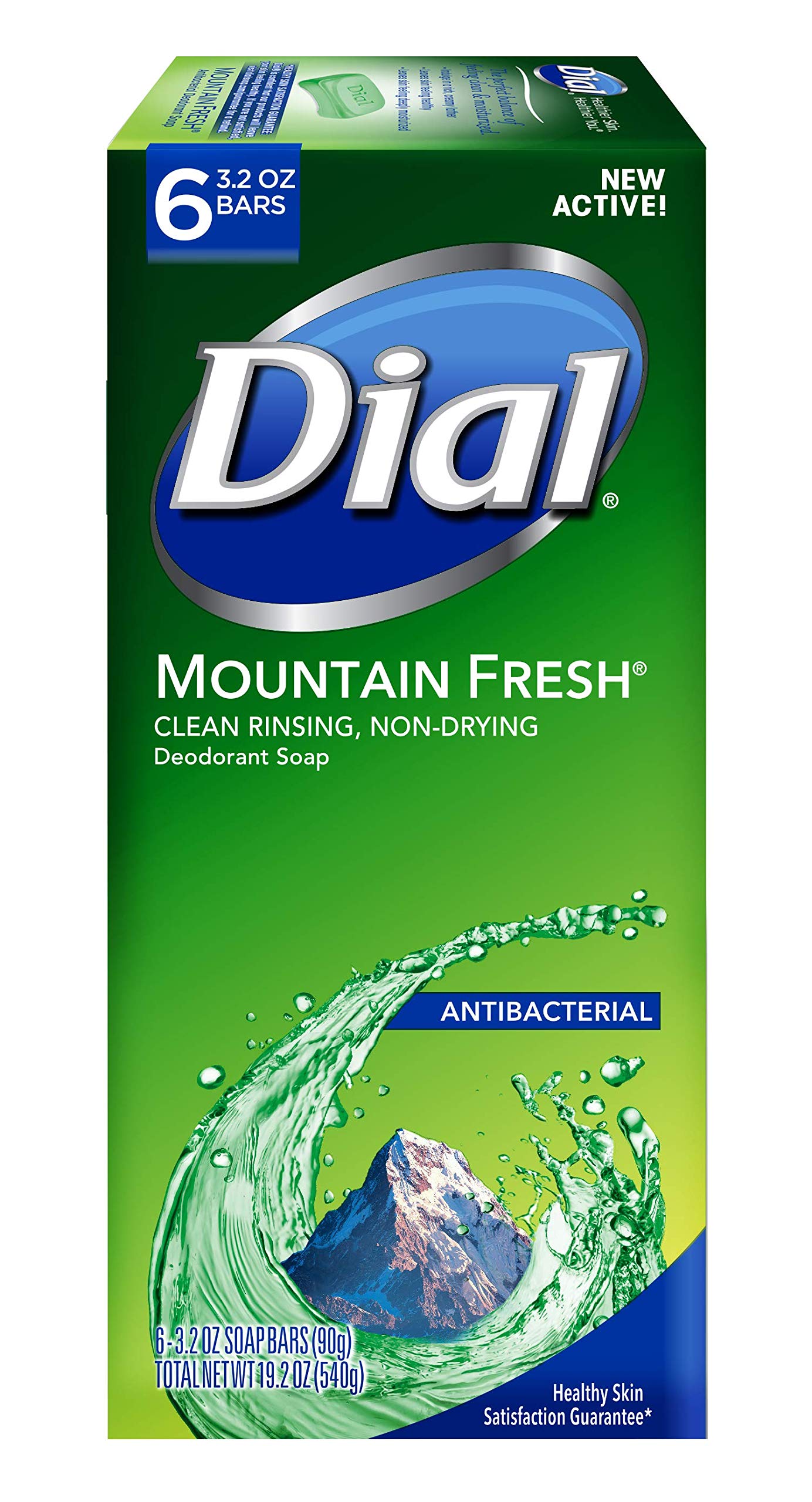 Dial Mountain Fresh bar soap six-pack in a box highlighting bundle savings and freshness
