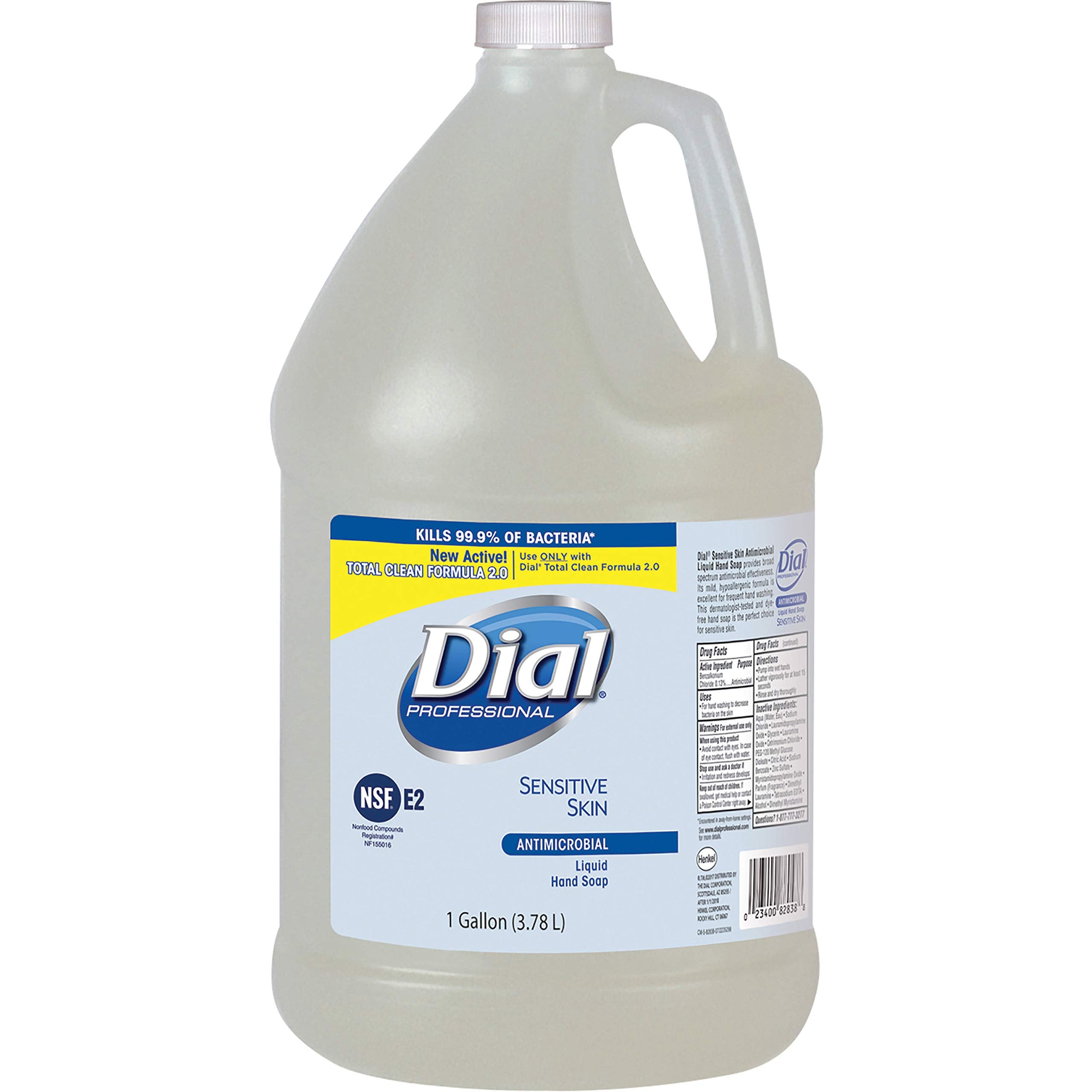 Dial Sensitive Skin Antimicrobial Soap Refill pour—gentle on skin for frequent handwashing