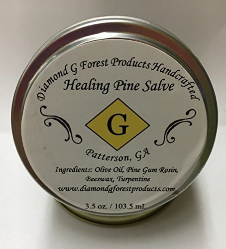 Diamond Healing Pine Salve jar closeup for daily skin care.