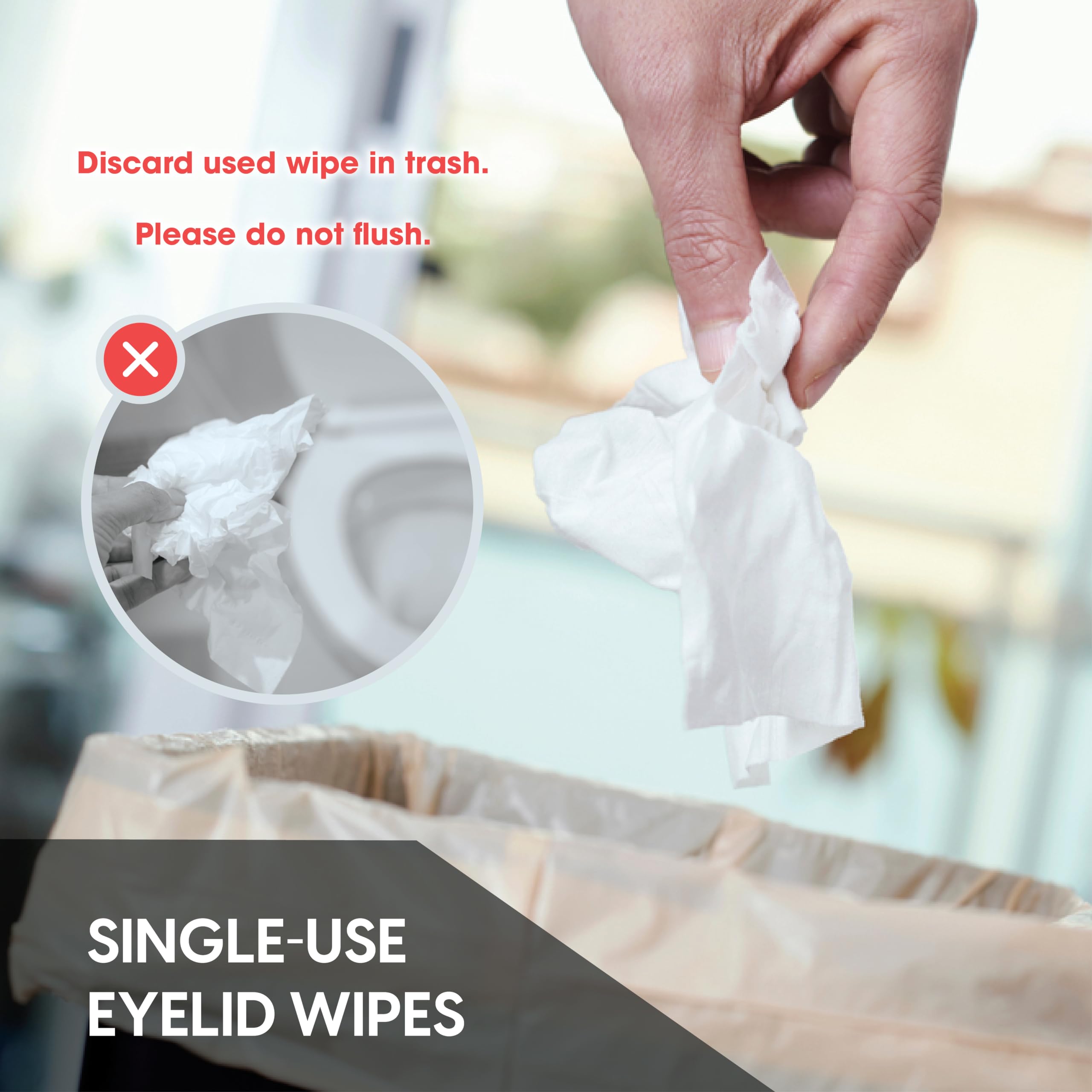 Diamond Wipes Clear C Eyelid Wipes three boxes of 30 wipes each