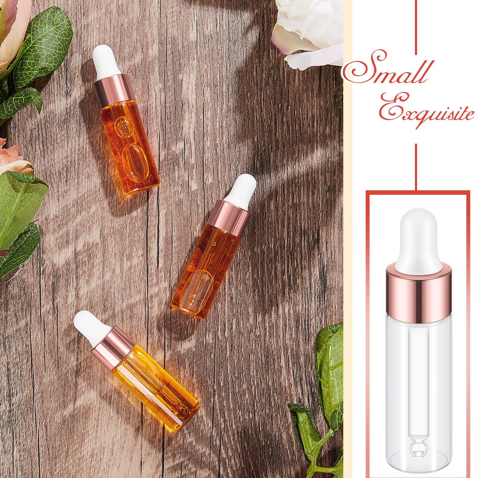 Didaey perfume oil sample bottles in travel-friendly containers.