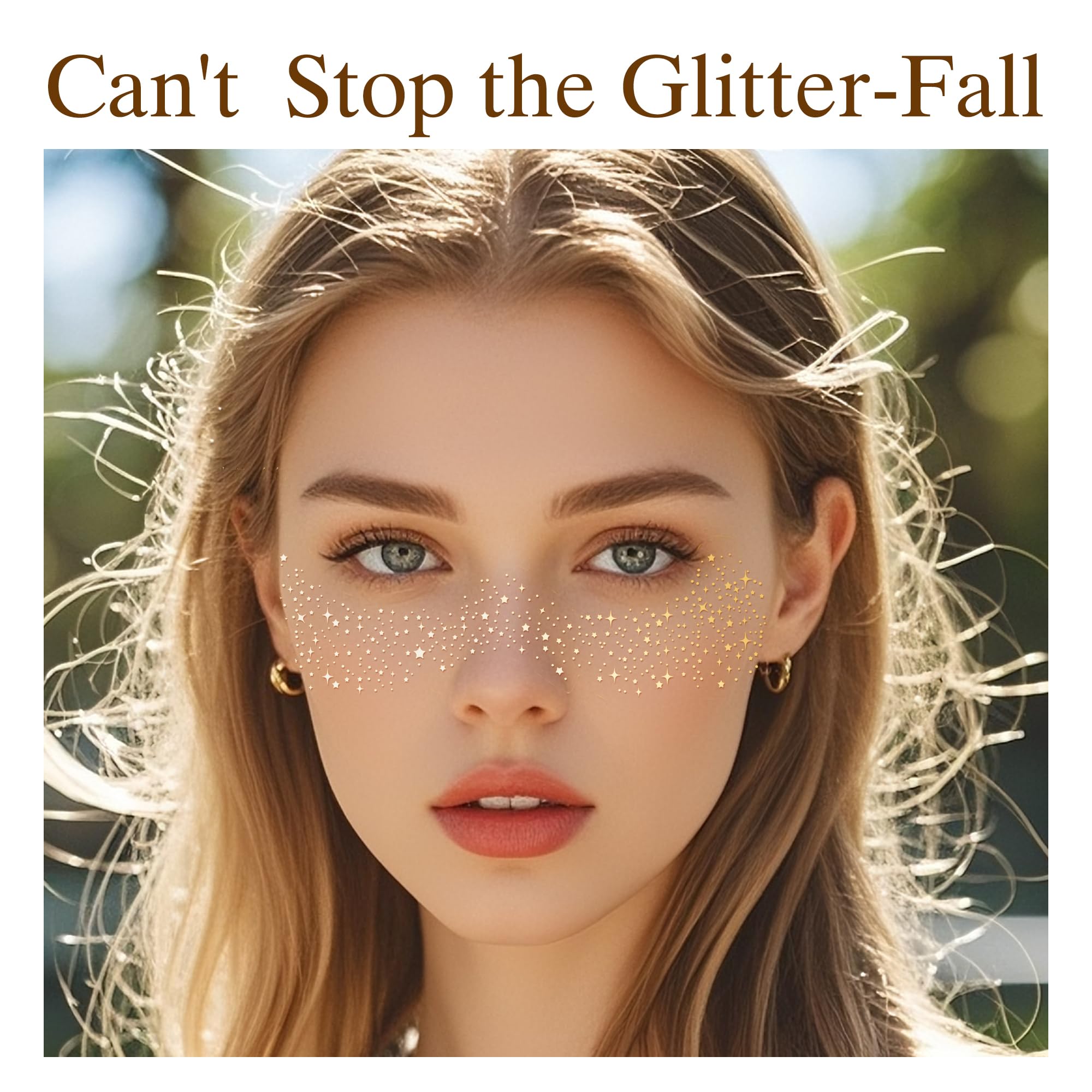 Diesetsr Glitter Freckles nose-fit patch aligns naturally with facial contours.