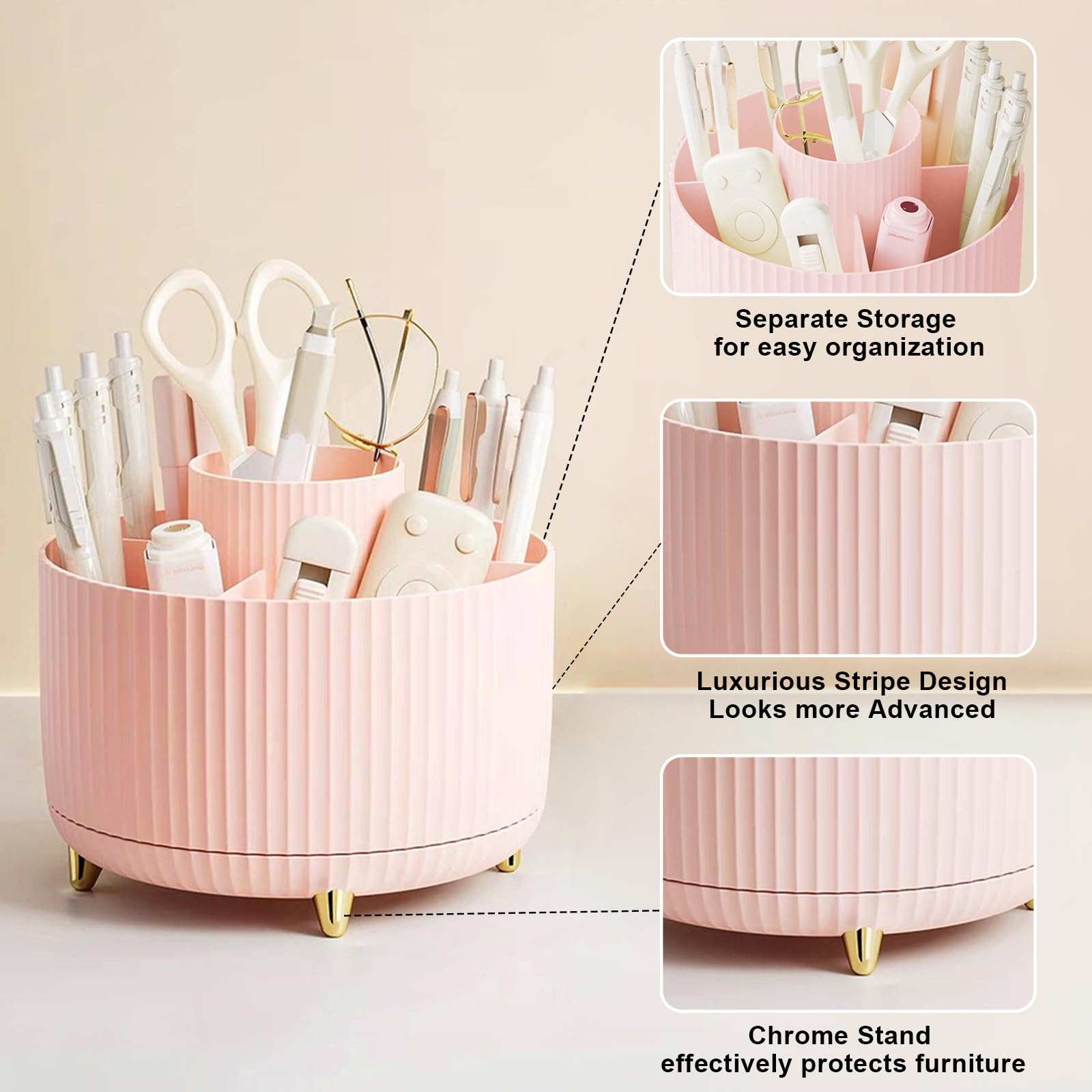 Diesisa cosmetics and nail storage organizer enhances countertop tidiness for daily routines.