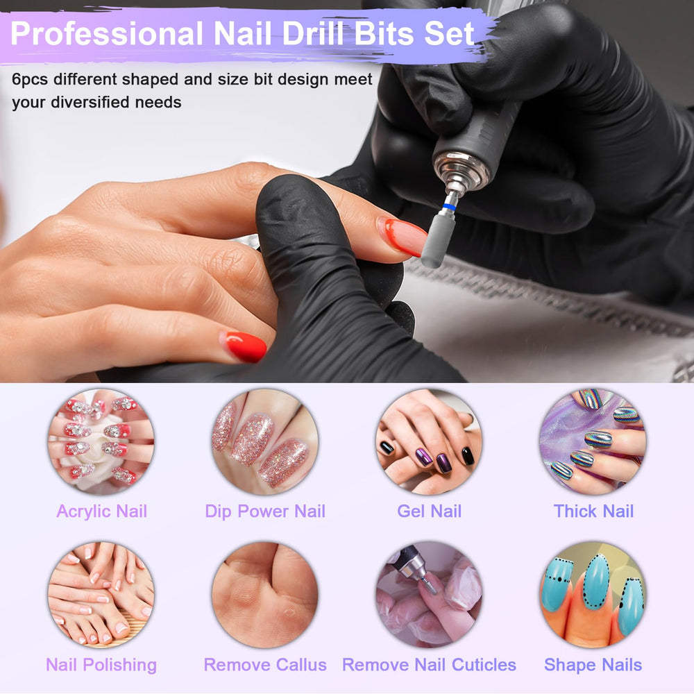 Diesisa heat-resistant nail drill bits provide consistent performance during longer sessions.