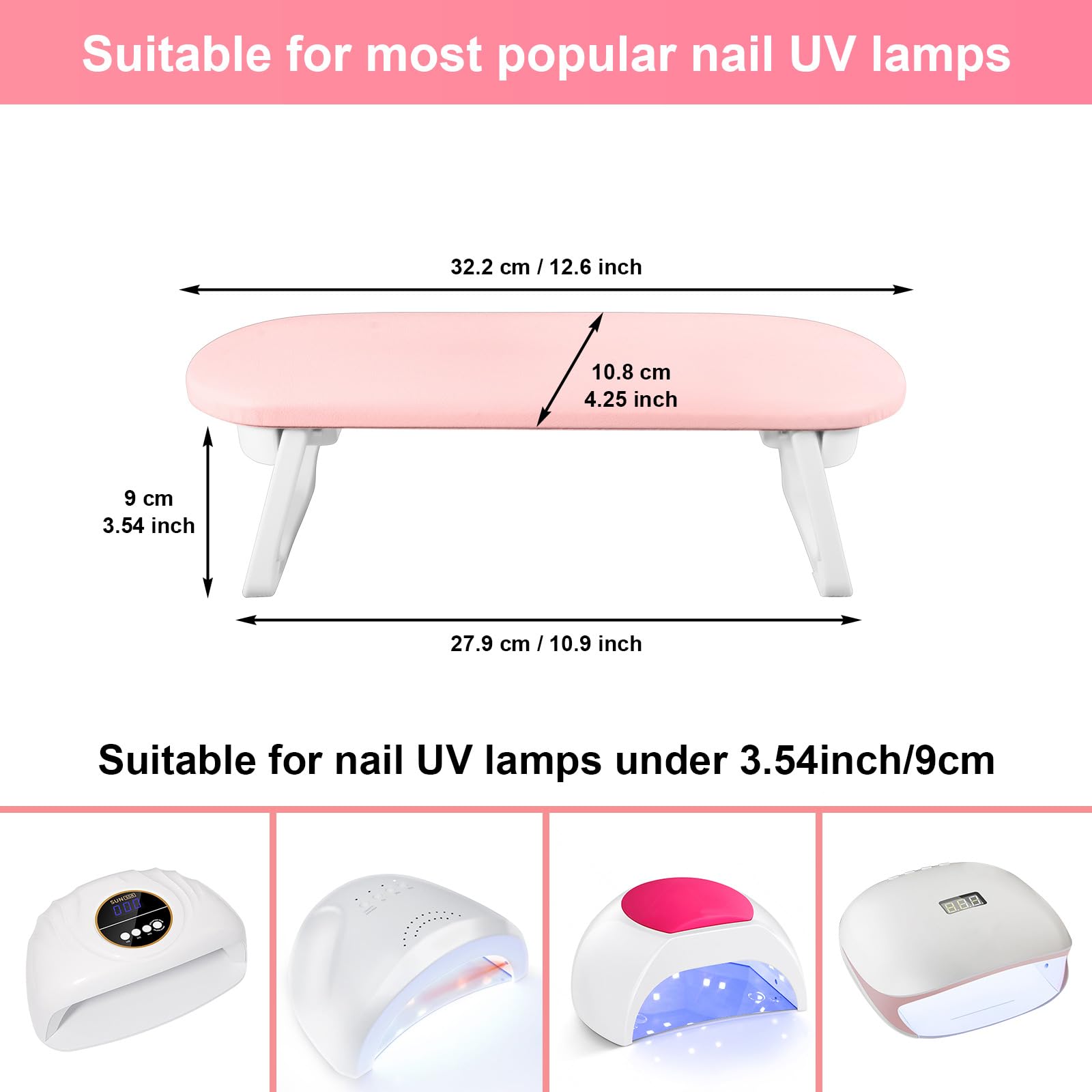 Diesisa compact dimensions fit under most UV lamps to save workspace.