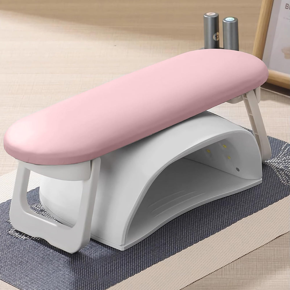 Diesisa hand rest cushions the wrist with soft sponge for comfort.