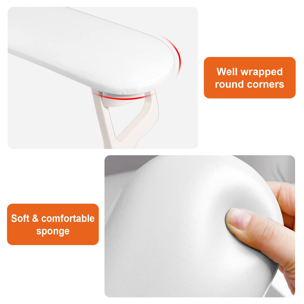 Diesisa Nail Arm Rest includes a manicure mat for clean work areas.