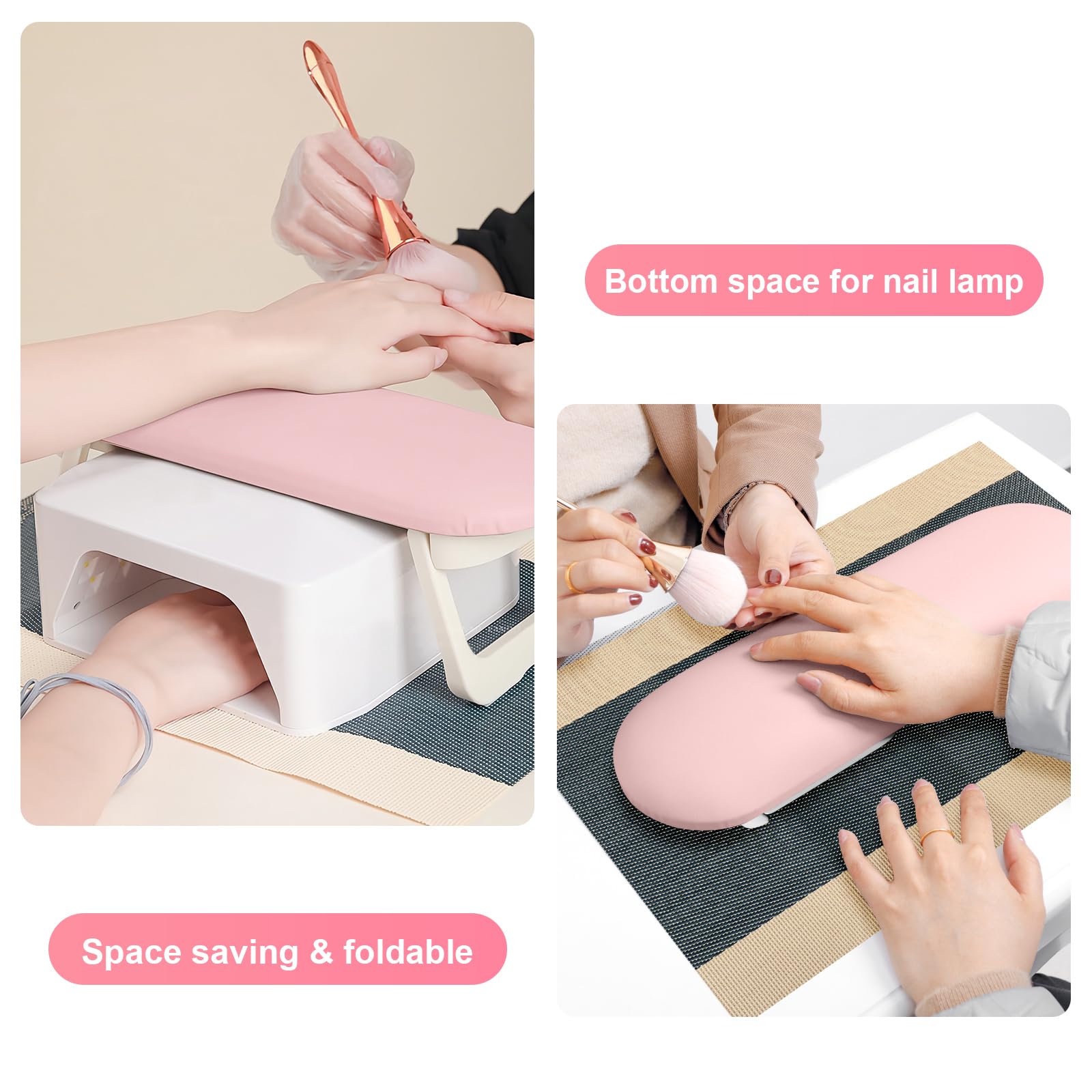 Diesisa premium PU leather arm rest with soft padding for extended sessions.