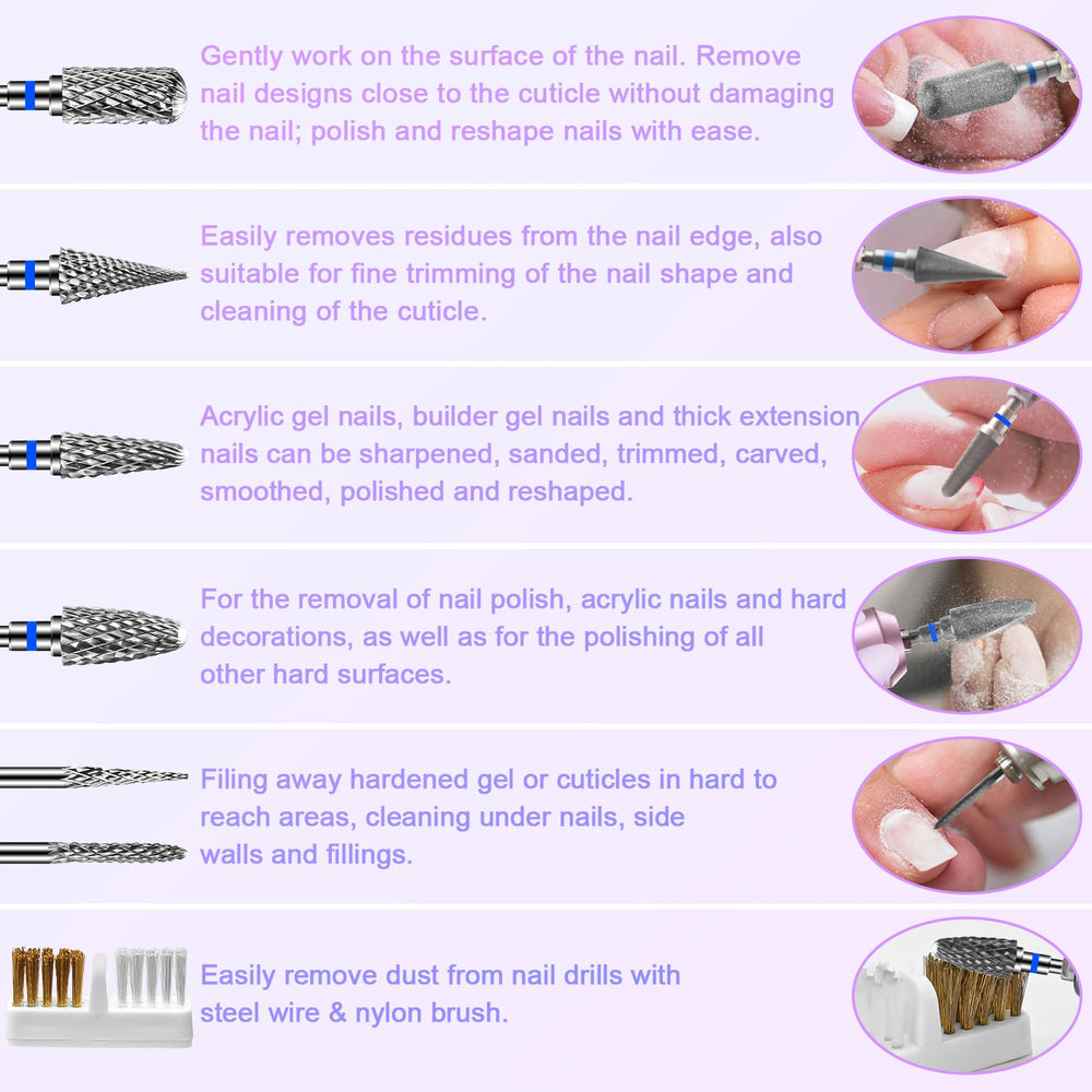 Diesisa included nail brush helps clean gel dust after use.