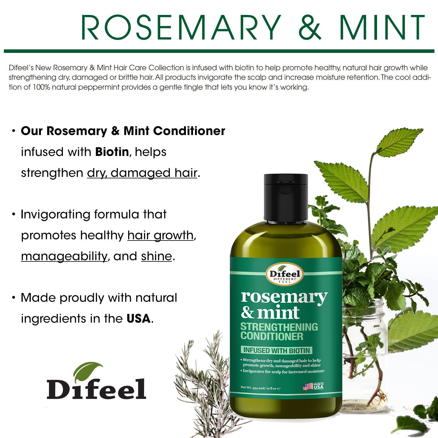Difeel Rosemary Mint Gift Box closeup shows gift-ready packaging for occasions.