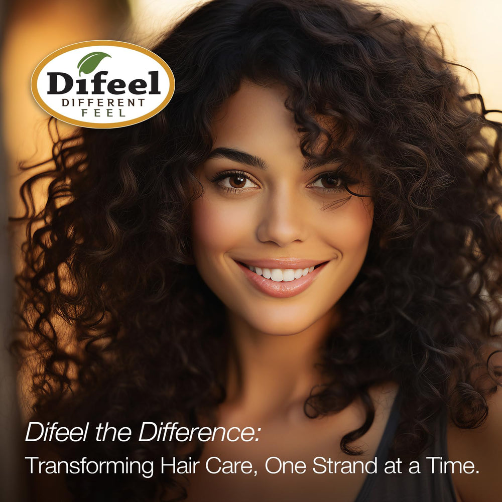 Difeel Rosemary Mint Shampoo 33.8-oz bottle shown for long-lasting weekly use.