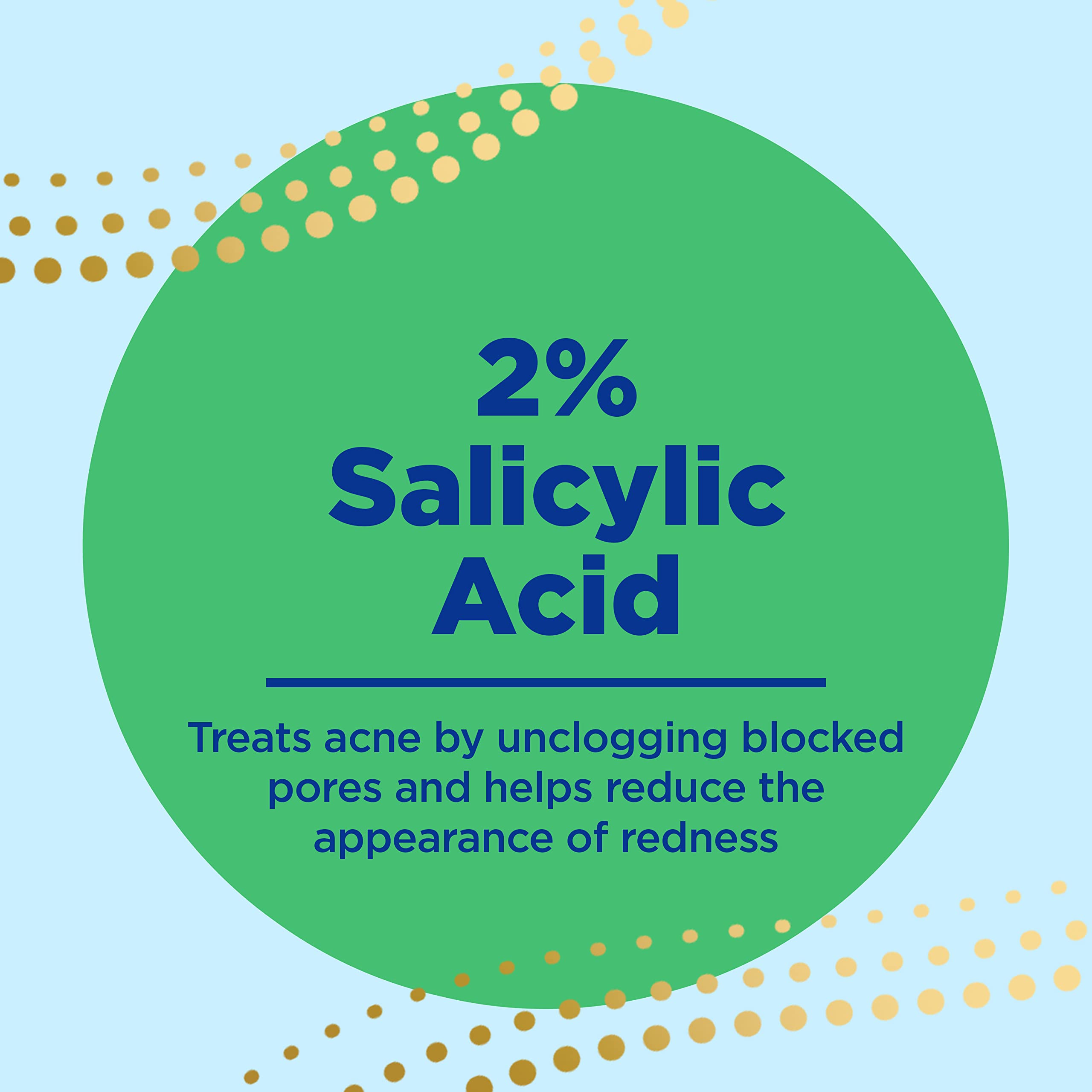 Differin body wash ingredient label closeup highlighting salicylic acid