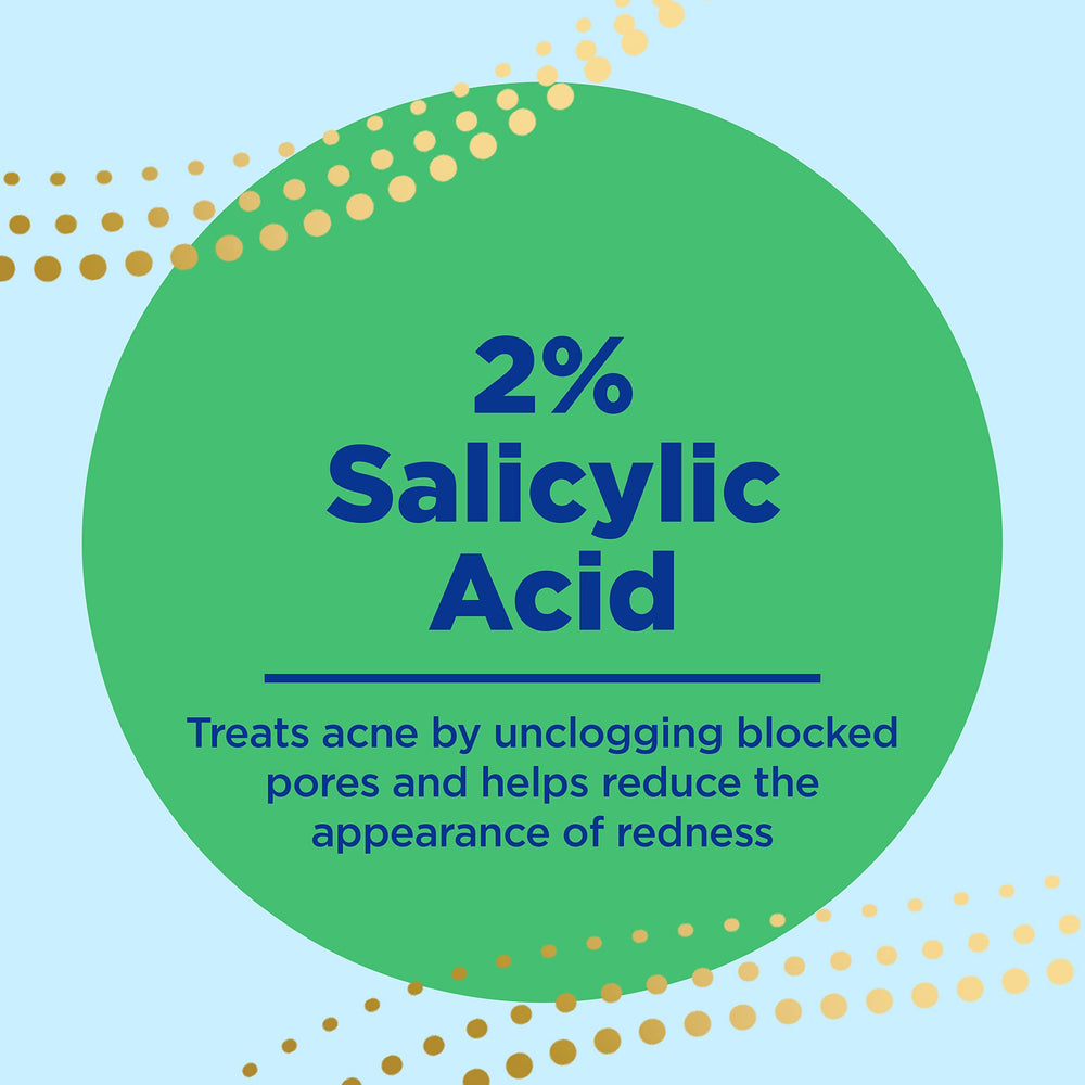 Differin body wash ingredient label closeup highlighting salicylic acid