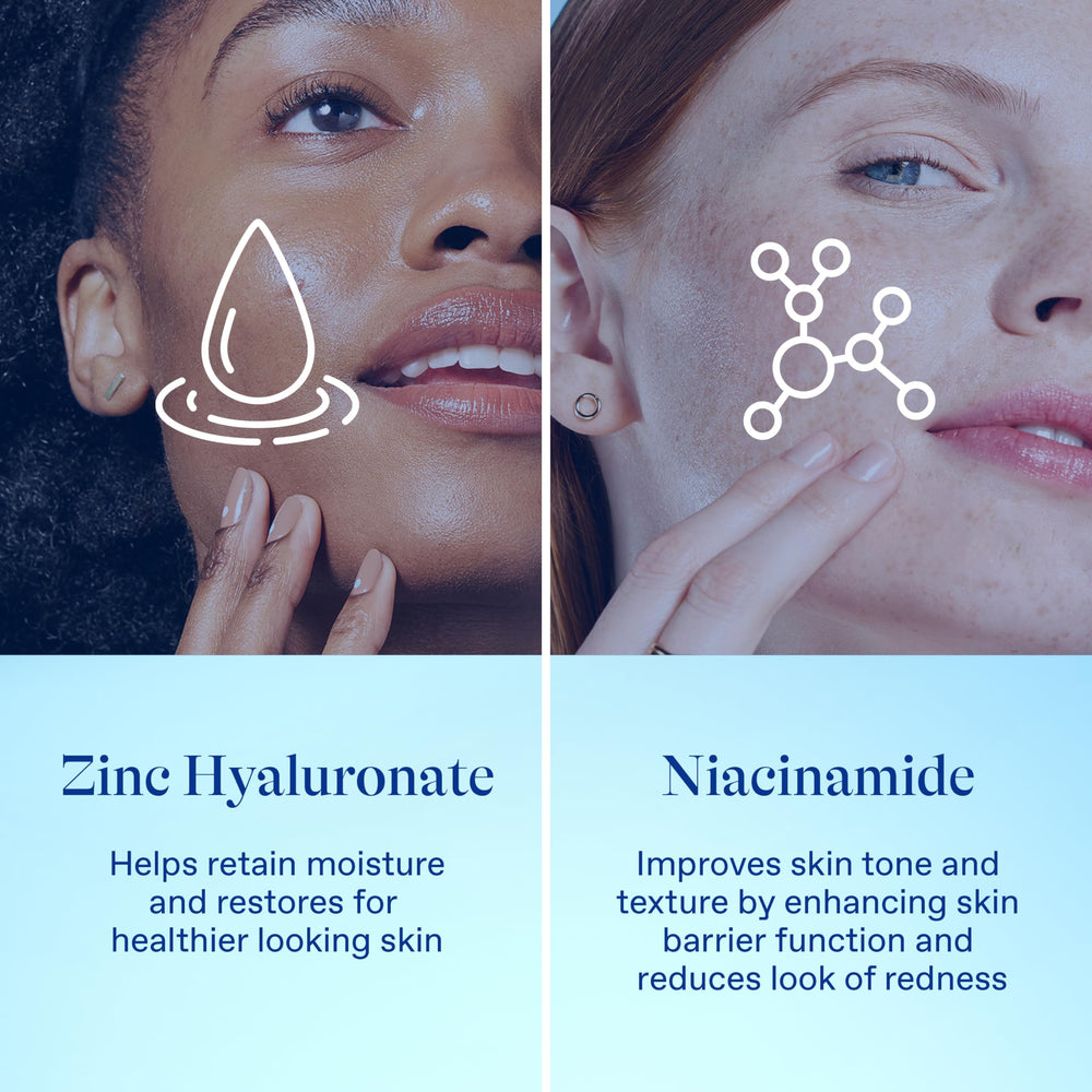Differin clear patches spread on surface showing discreet coverage benefit