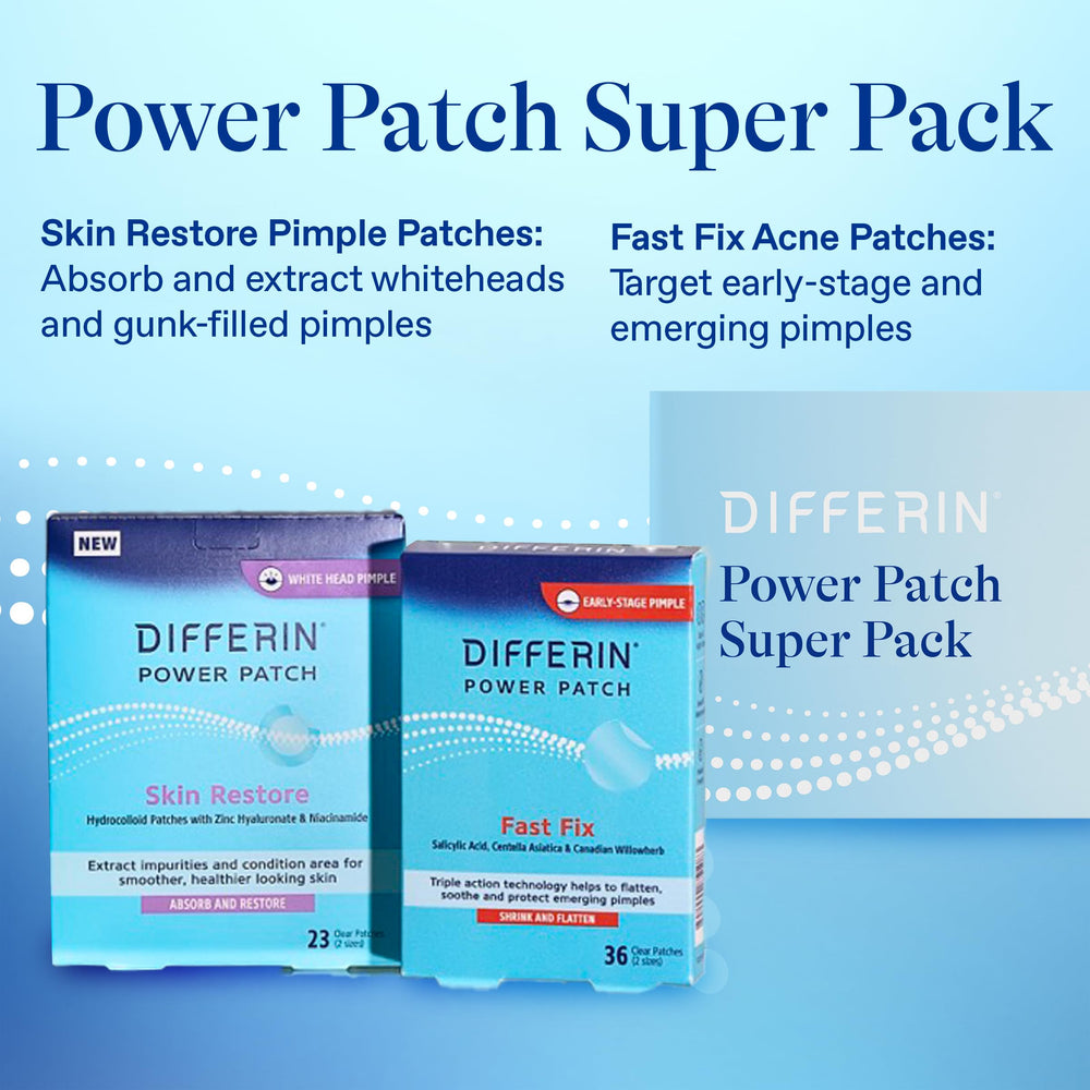 Differin Fast Fix patch close-up showing clear thin texture and fast action
