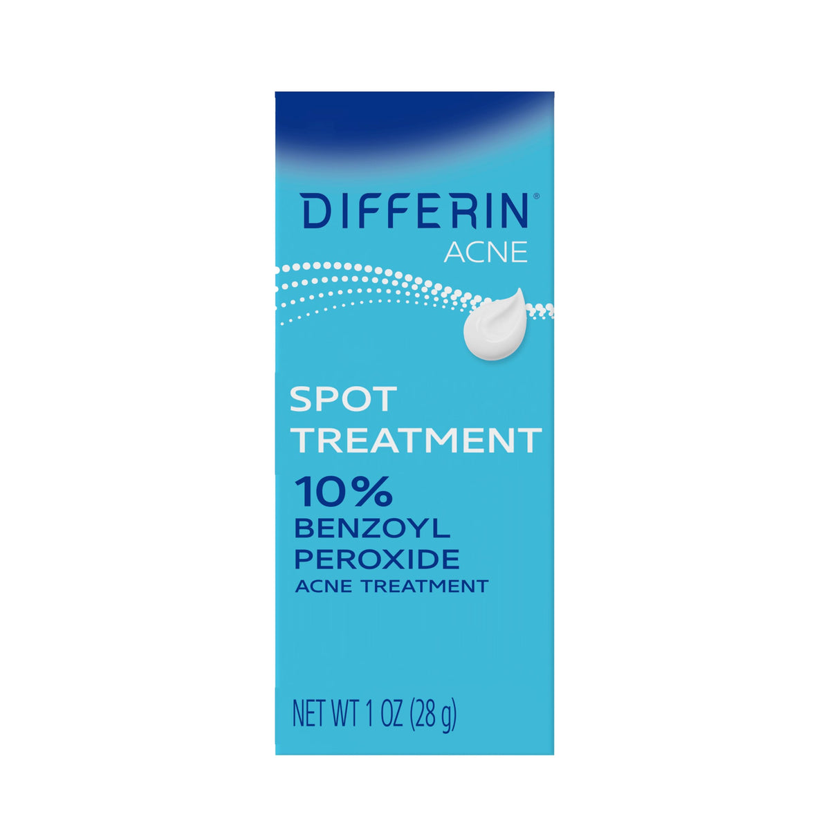 Differin front packaging 1 oz showing product and clear branding for quick identification