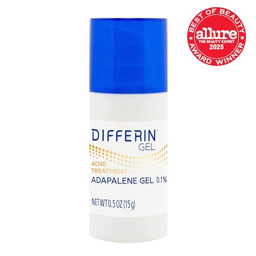 Differin gel application close-up on skin for precise treatment