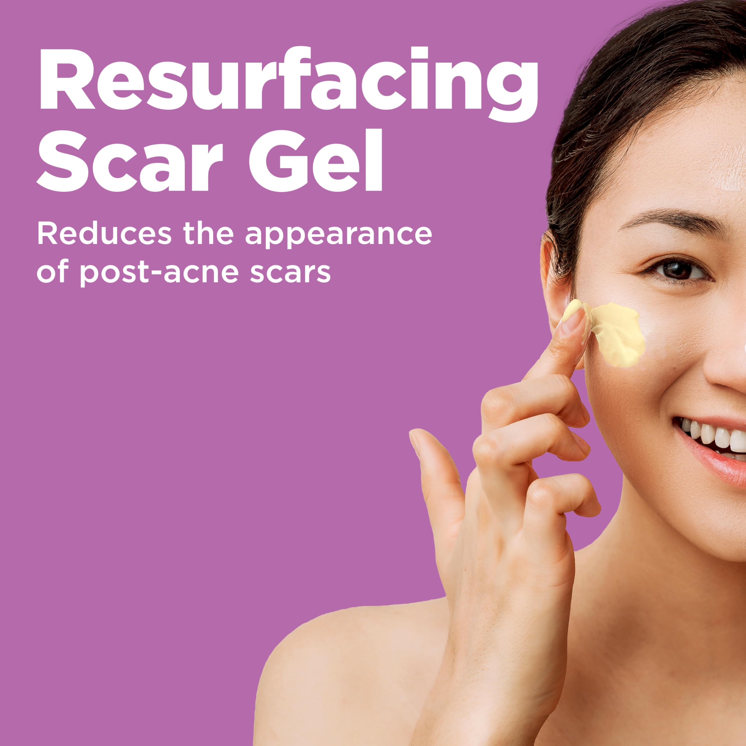 Differin gel texture close-up illustrating lightweight consistency for easy absorption