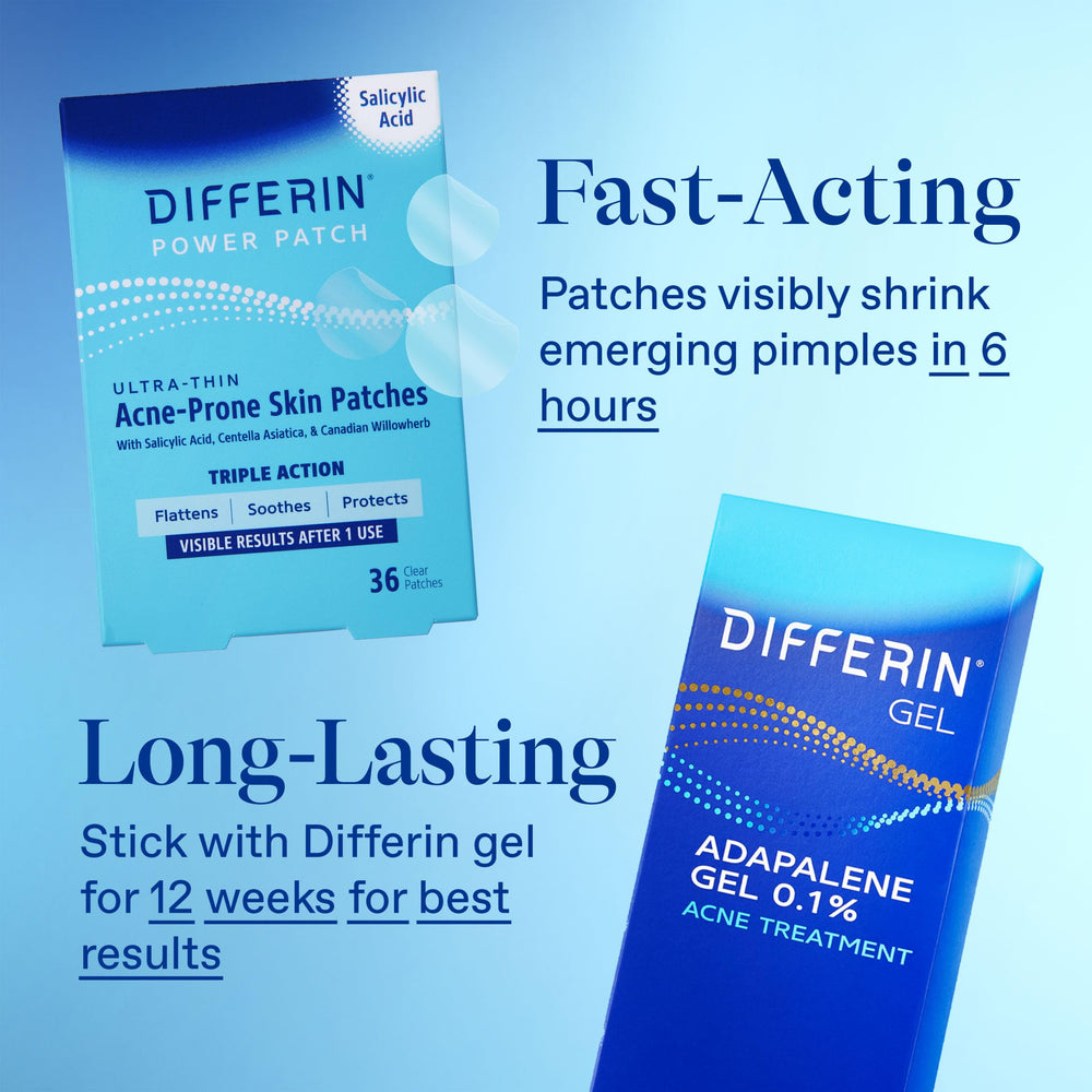 Differin product label and ingredients view showing clear formulation info