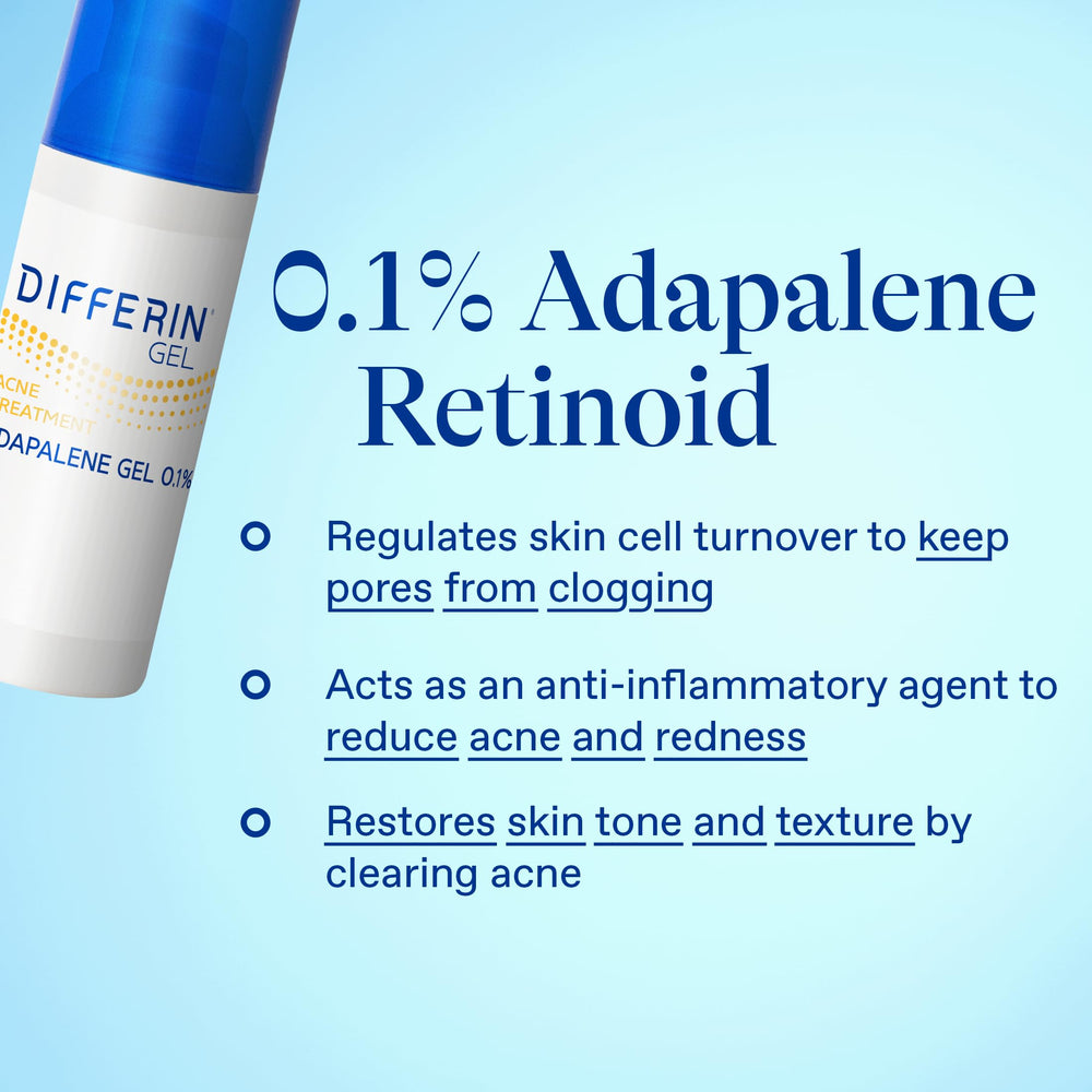 Differin gel used for maskne relief during daily wear