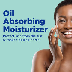 Applying Differin moisturizer demonstrates quick absorption and hydration.