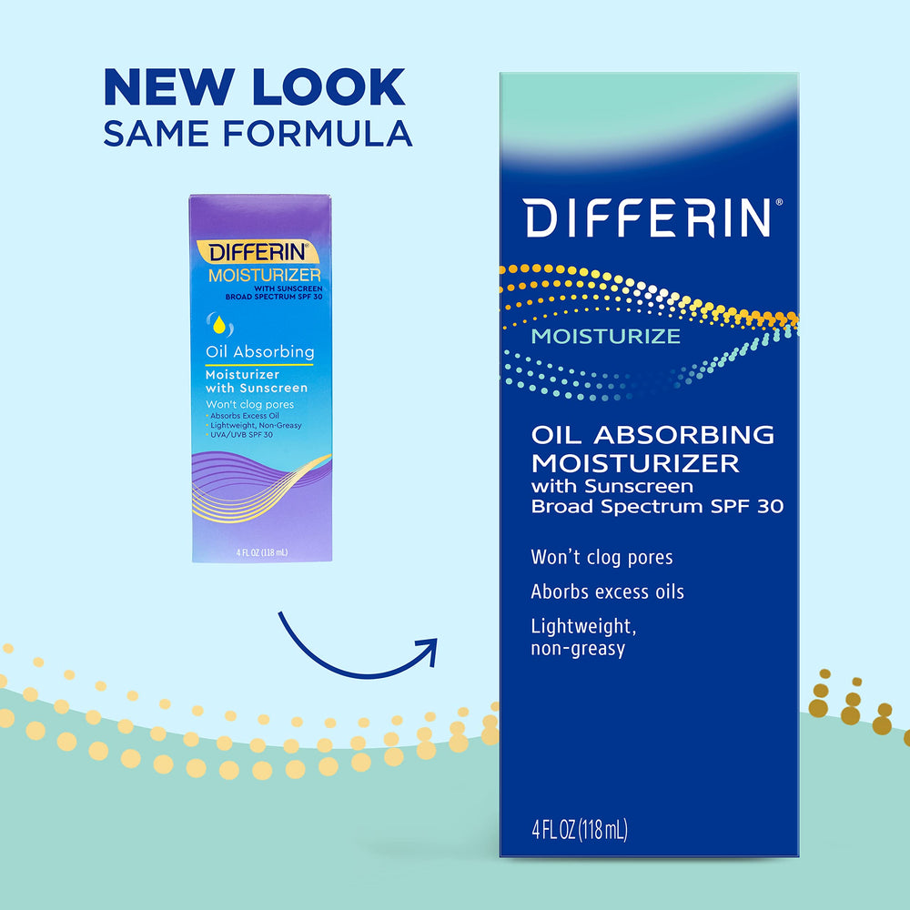 Differin texture swatch reveals matte, lightweight finish and oil control.