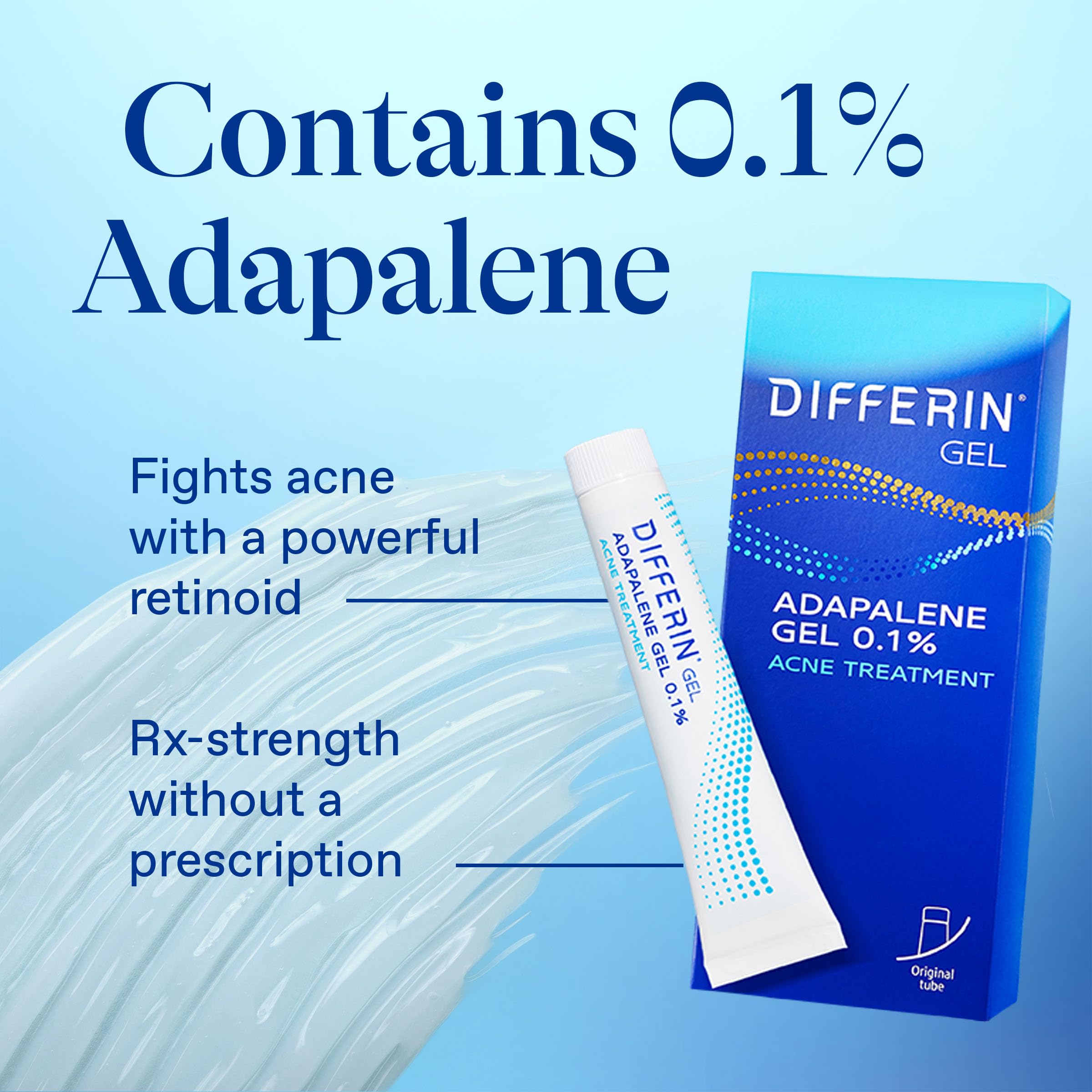 Differin patch applied on skin closeup protecting blemish and reducing swelling