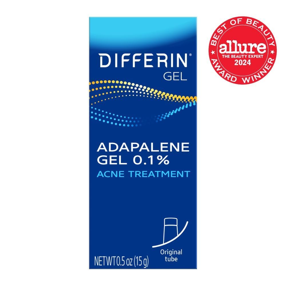 Differin gel texture close-up highlighting smooth water-based consistency benefit