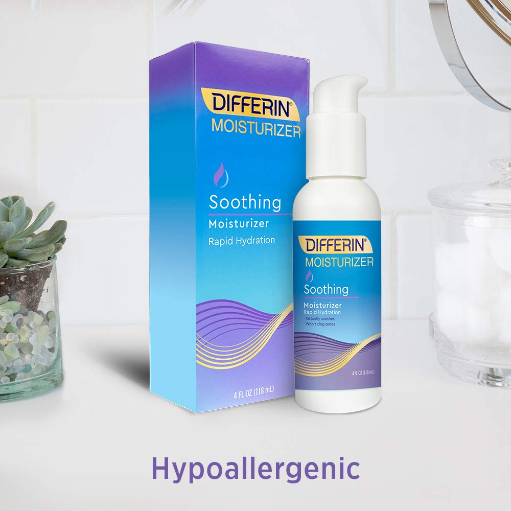 Differin texture close-up demonstrating lightweight absorbent benefit