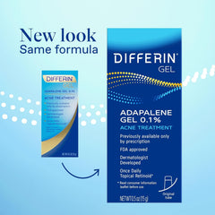 Differin tube cap and nozzle detail showing precise dispensing for controlled use