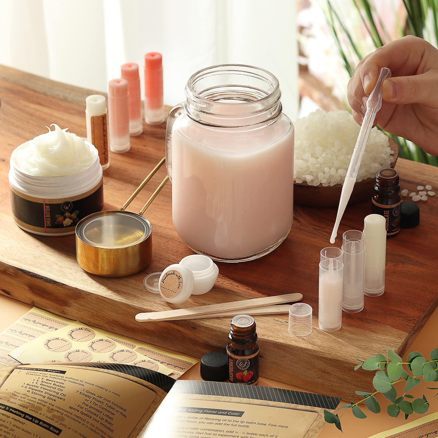 DilaBee CraftZee plastic tubes and jars for easy lip balm storage
