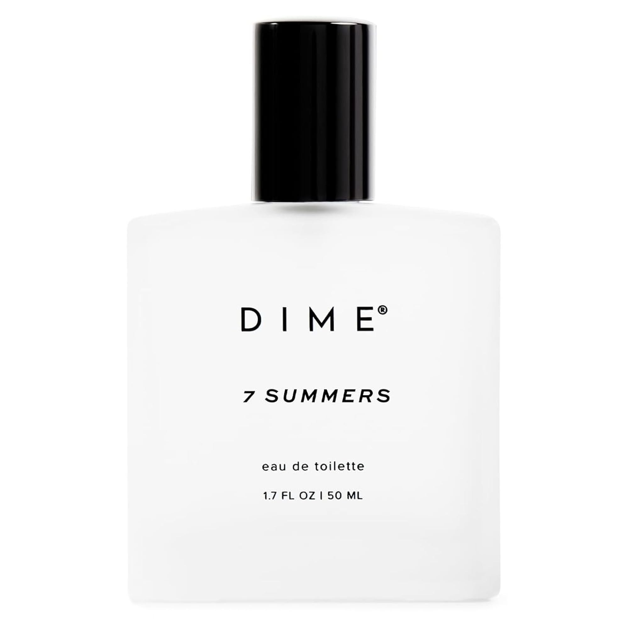 DIME 7 Summers perfume bottle closeup for daily wear and mood lift.