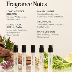DIME Beauty 7 Summers 2ml bottle sample highlights bright daytime aroma possibilities.