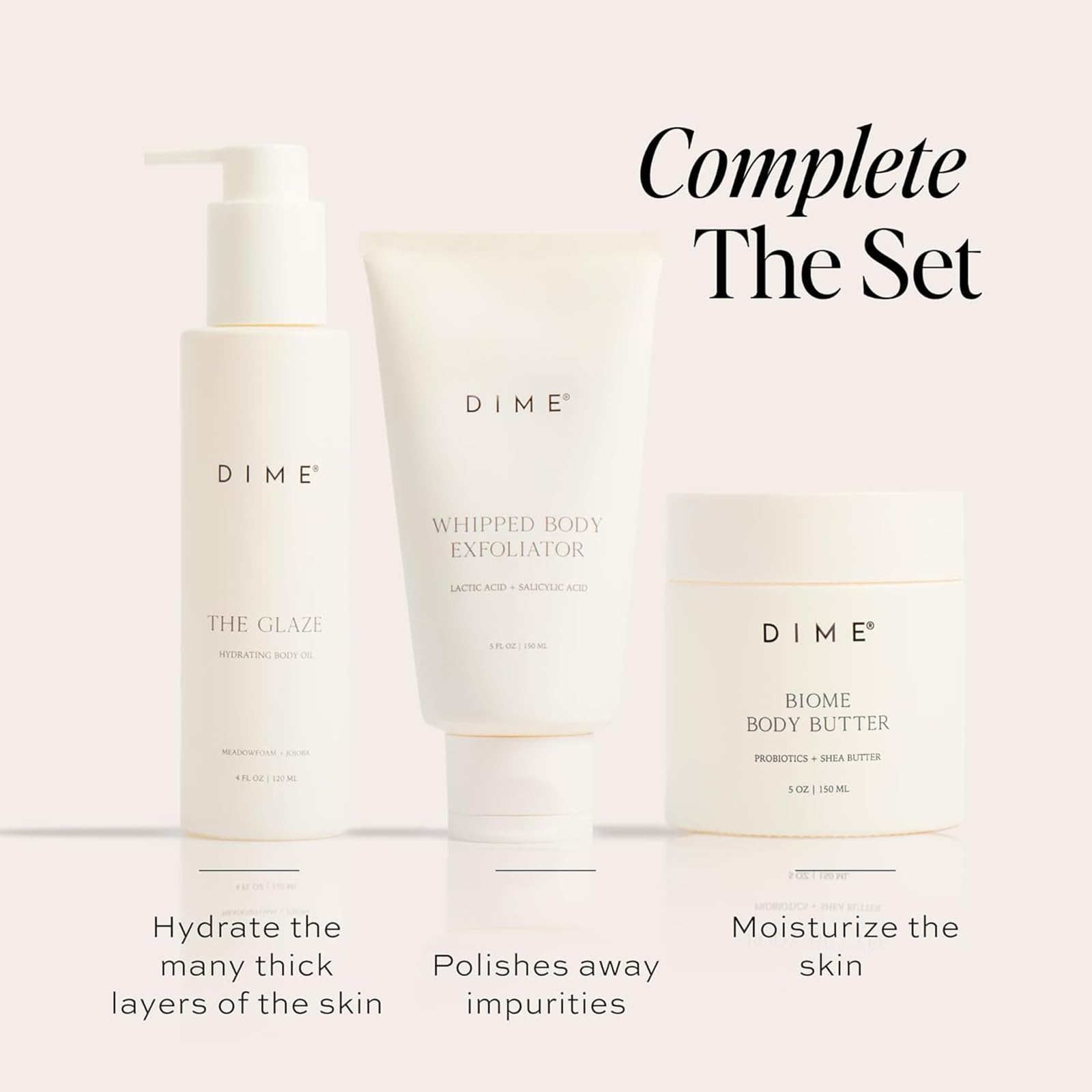 DIME Beauty Biome Body Butter sustainable packaging supports eco-friendly skincare.