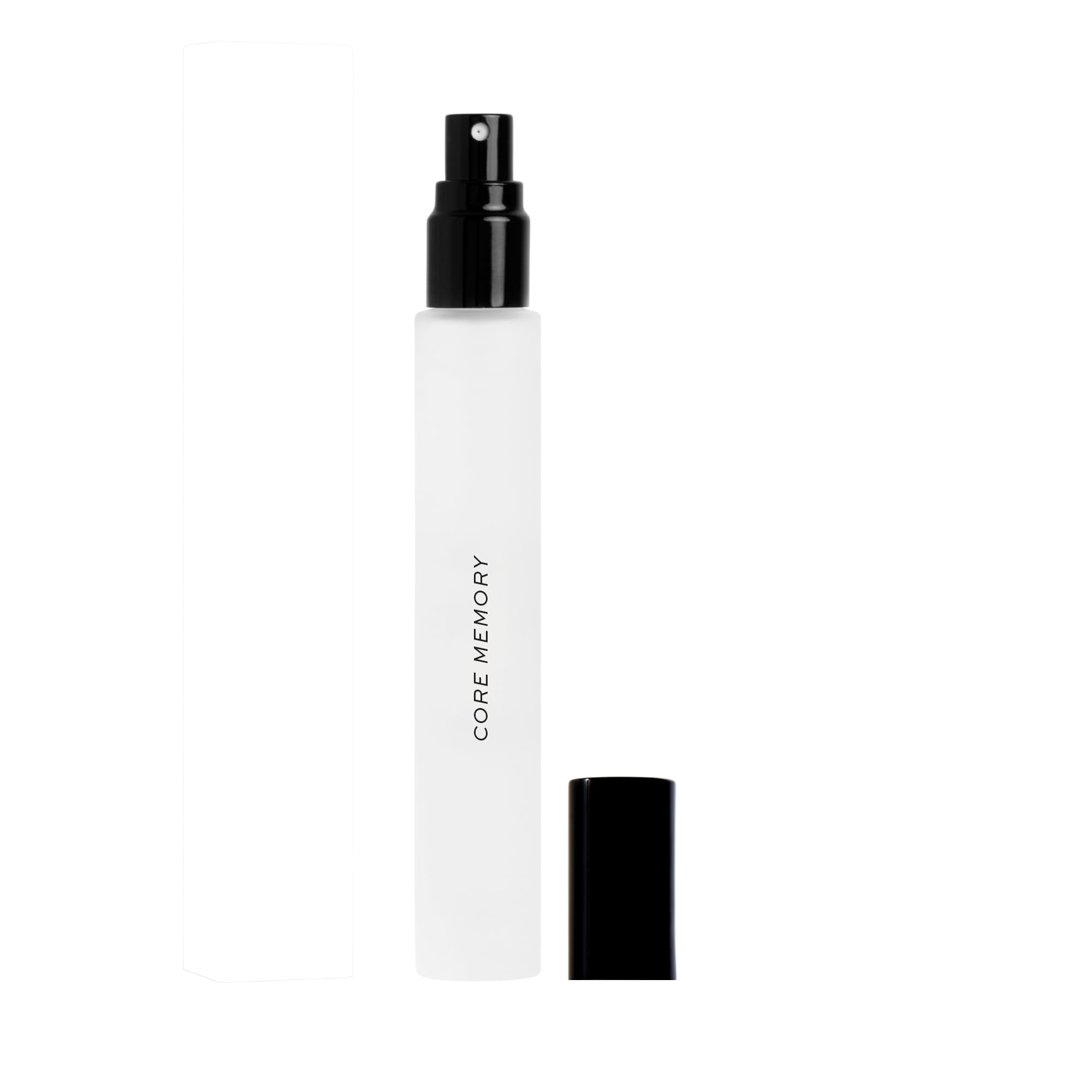 DIME Beauty Core Memory travel perfume bottle offers portable freshness on the go.