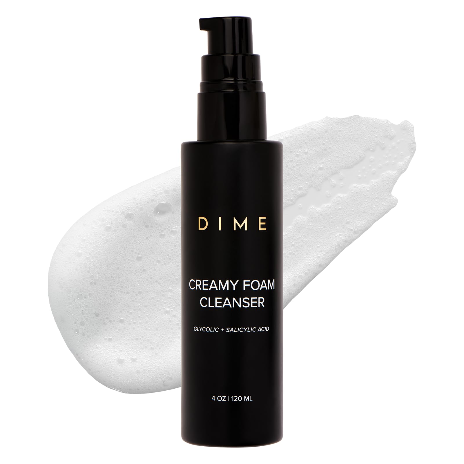 DIME Beauty Creamy Foam Cleanser bottle for daily oily-skin cleansing