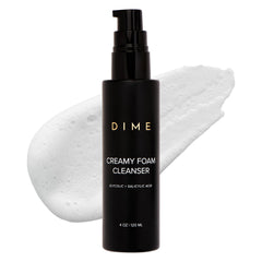 DIME Beauty Creamy Foam Cleanser bottle for daily oily-skin cleansing