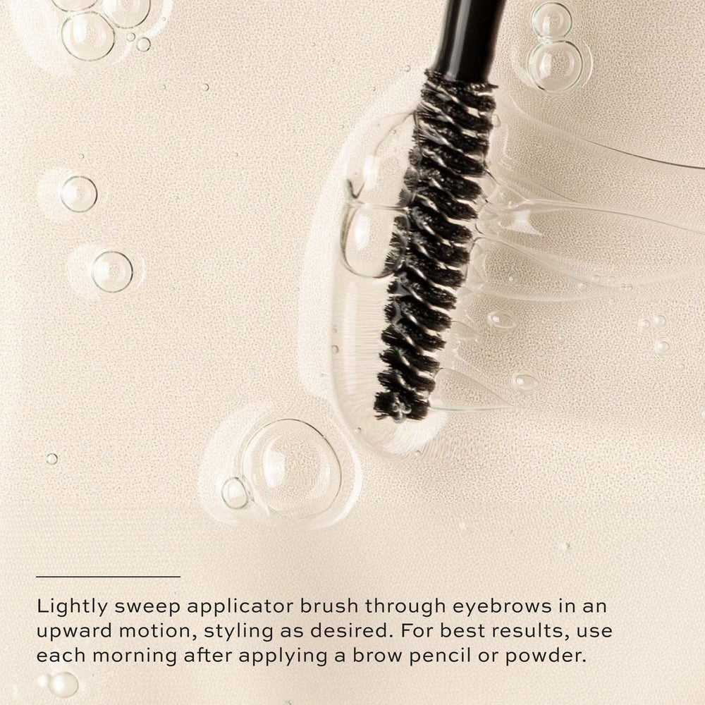 DIME Beauty Eyebrow Enhancing Gel ingredients label hints at peptides and botanicals