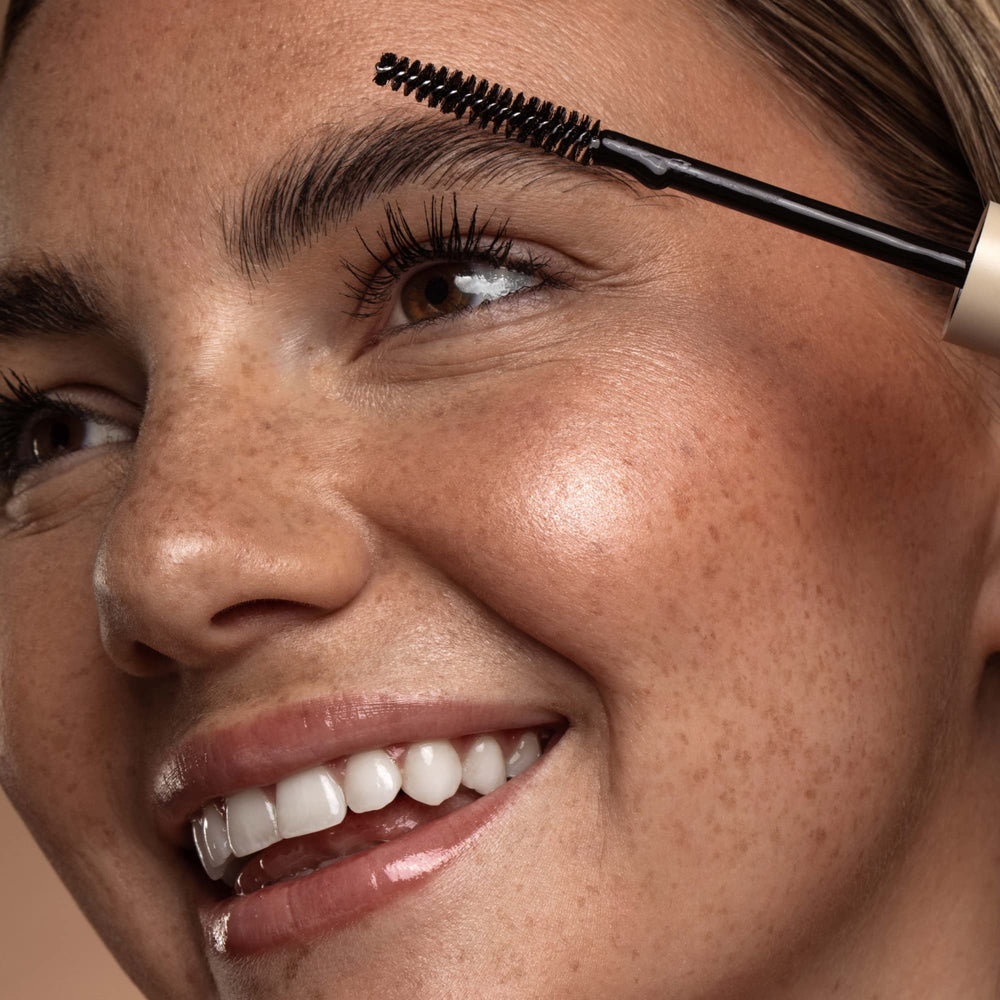 DIME Beauty Eyebrow Enhancing Gel packaging emphasizes sustainable design