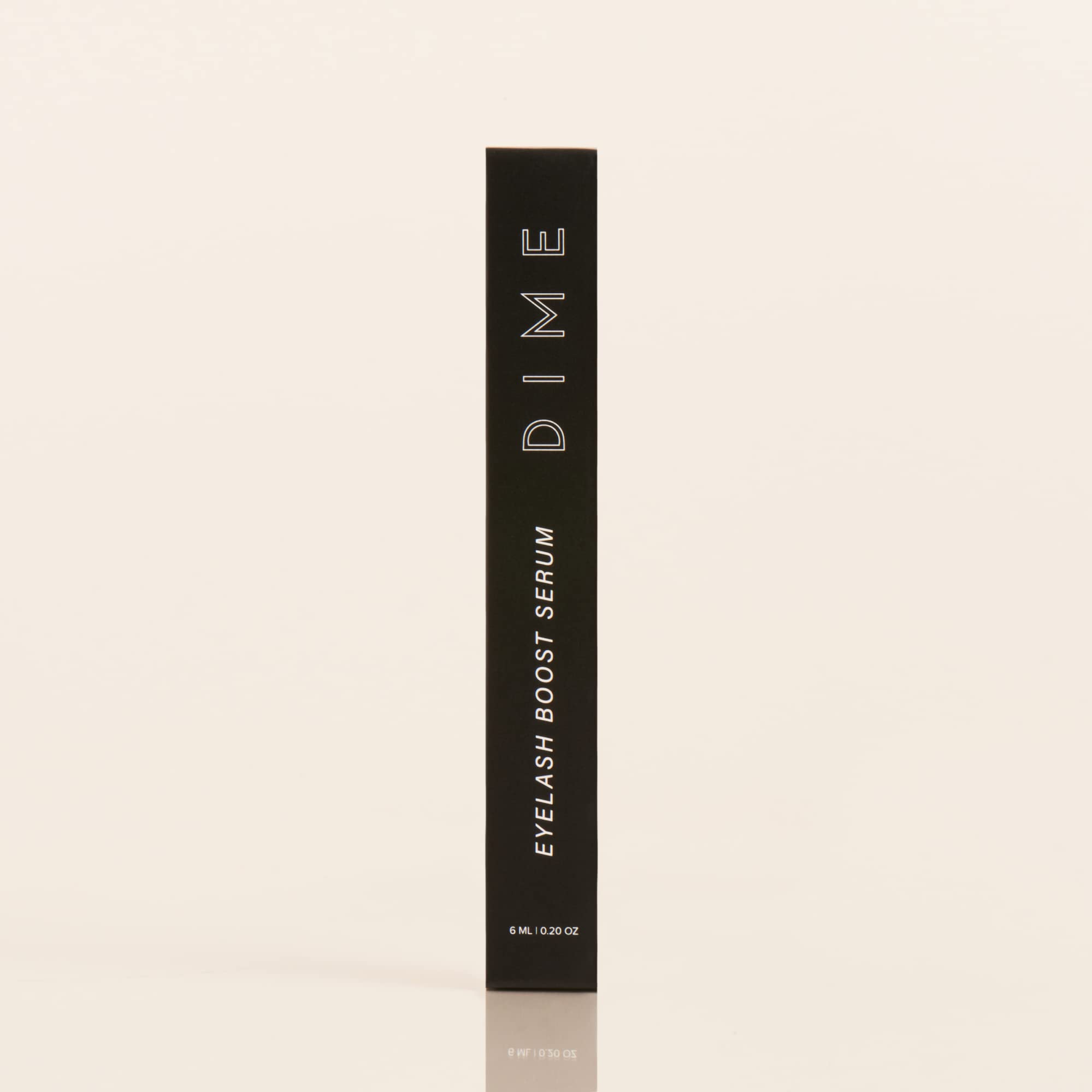 DIME Beauty Eyelash Boost Serum on vanity—accessible daily beauty ritual