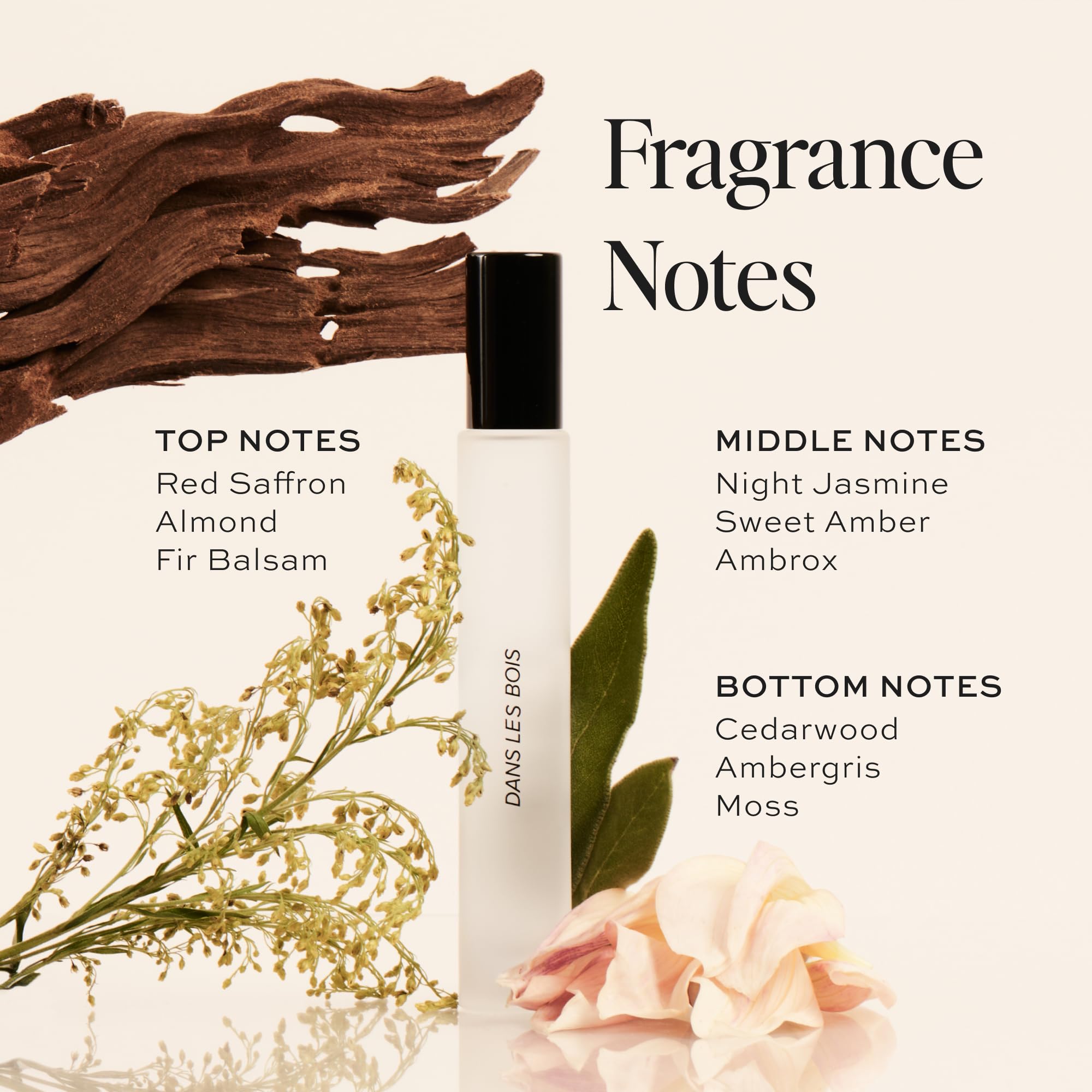 DIME Dans Les Bois packaging highlights travel-friendly, eco-conscious design and clean ingredients.