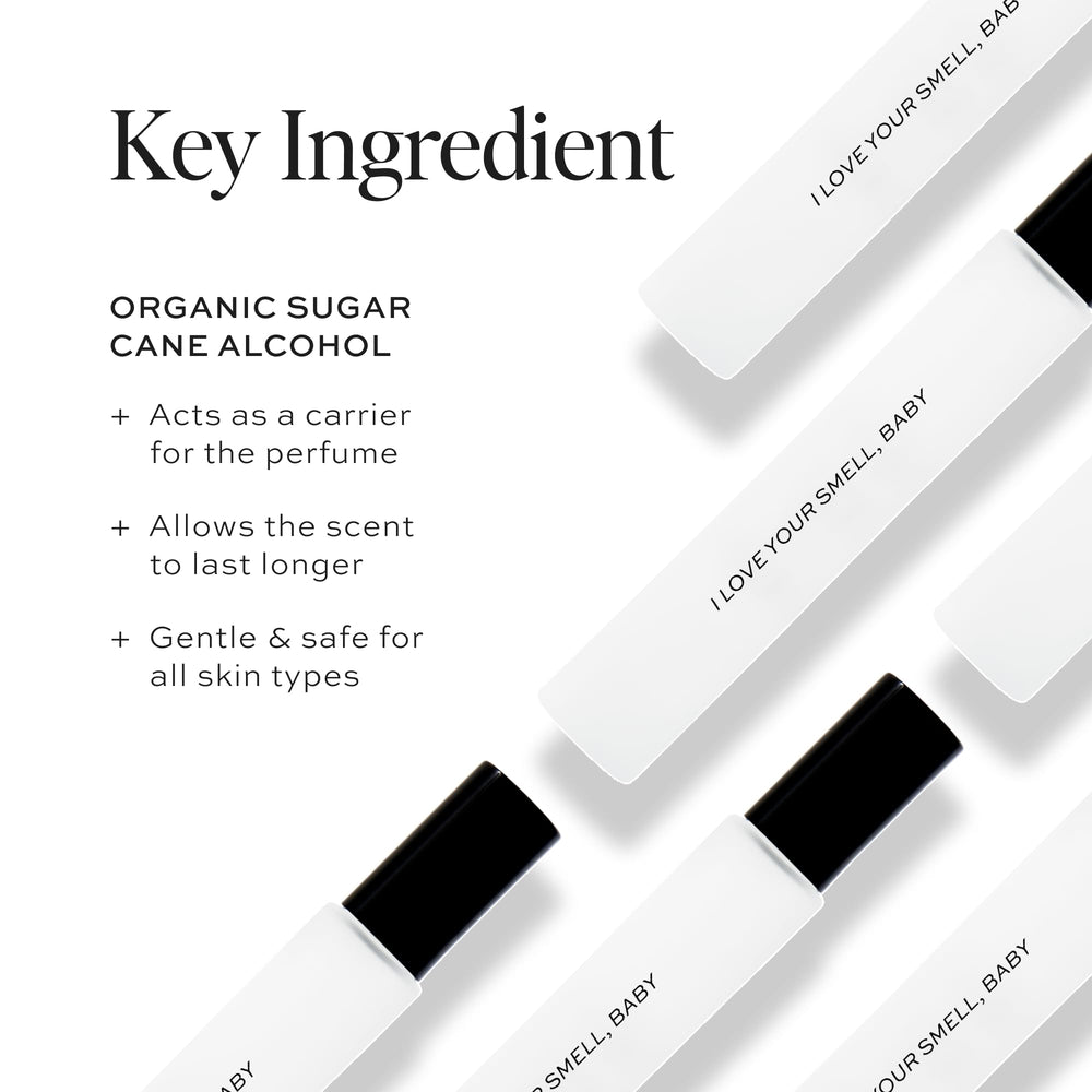 DIME Beauty I Love Your Smell, Baby USA-made label highlights clean ingredients.